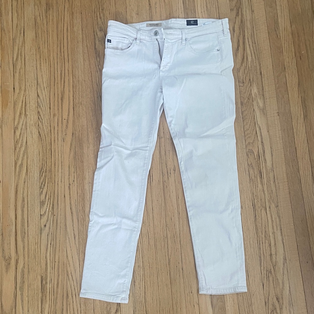 AG Adriano Goldschmied White Women's Skinny Jeans